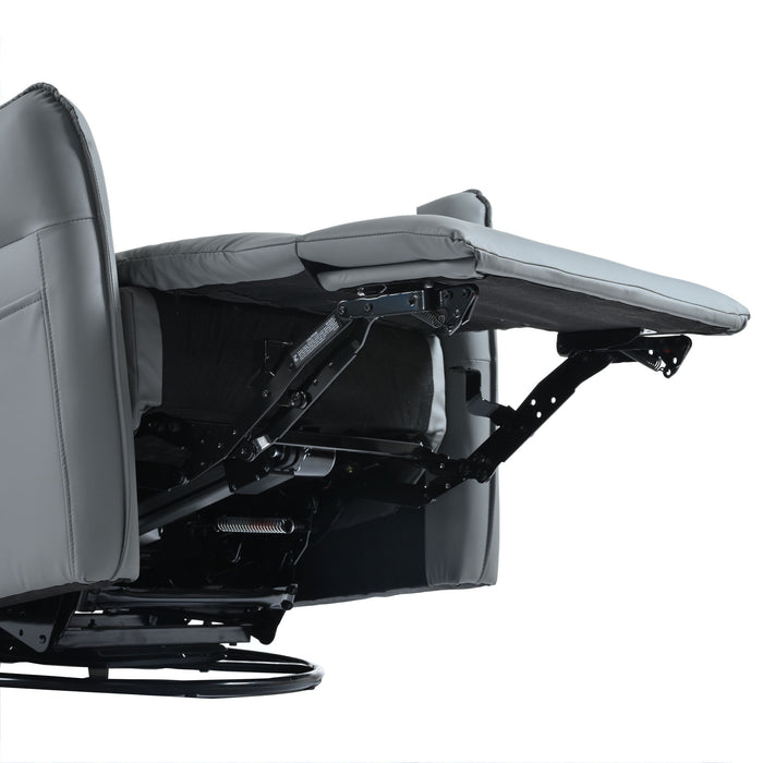 270° Power Swivel Rocker Glider Recliner Chair With USB Ports