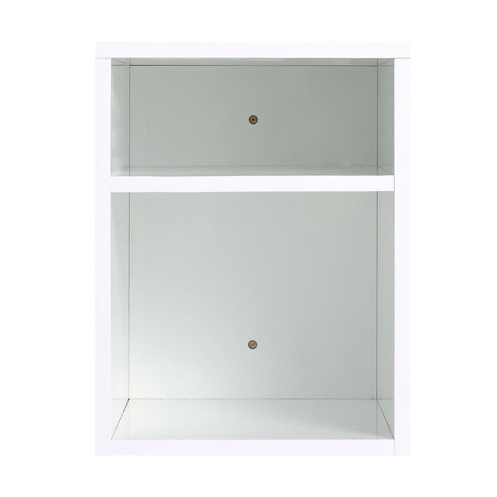 Wall Mounted Bathroom Vanity With Sink, Soft Close Doors, Cabinet & Half Door