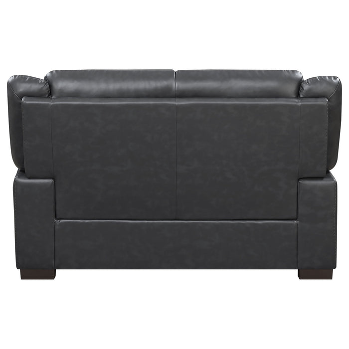 Borden - 2 Piece Living Room Set With Smooth Upholstery - Gray