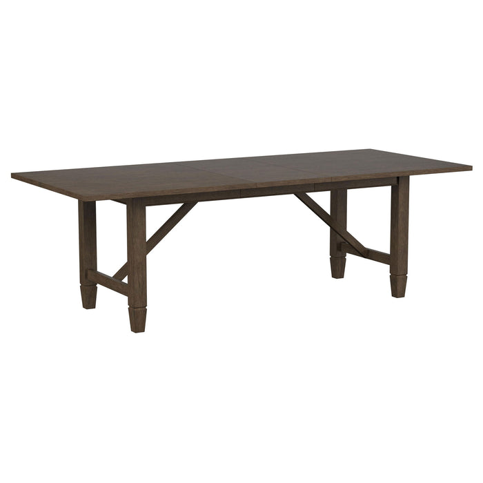 Jamie - Rectangular Dining Table With Extension Leaf - Light Brown
