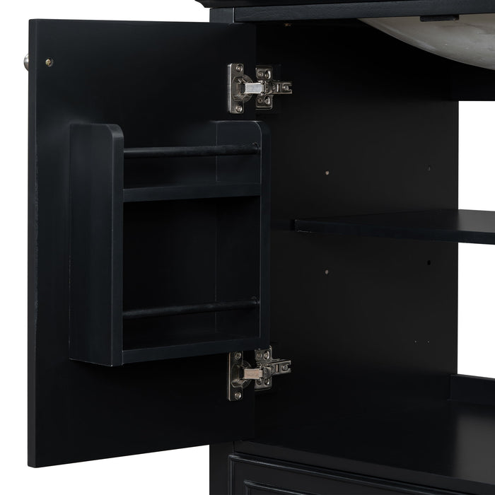 Modern Bathroom Vanity Base Only With Doors And Drawer