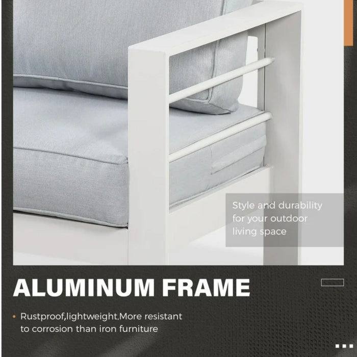 Outdoor Patio Set With All-Weather Thick Cushions