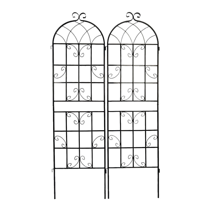 Metal Garden Rustproof Trellis For Climbing Plants Outdoor Flower Support