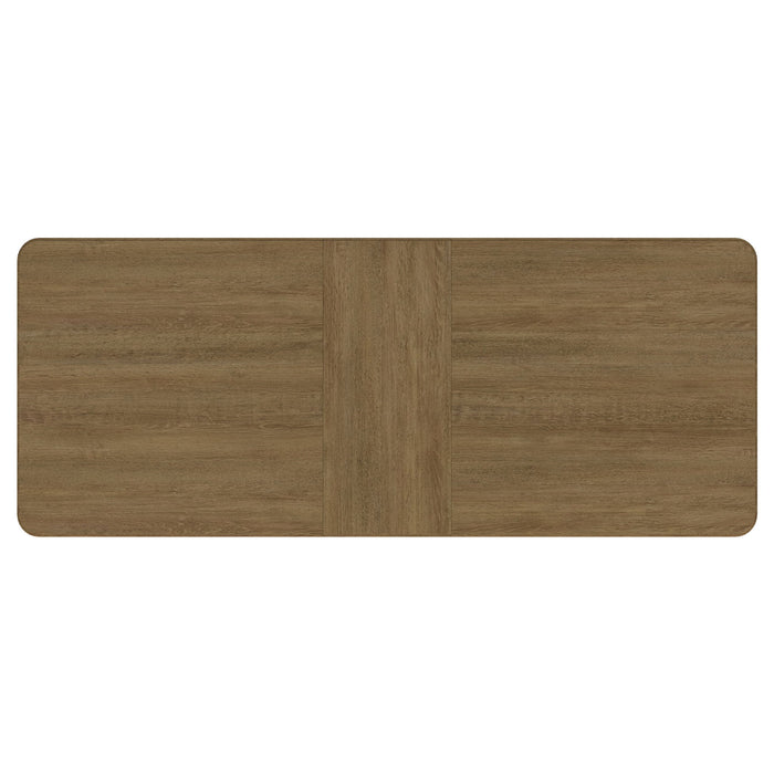 Benson - Extension Leaf Dining Table With Trestle Base - Sand