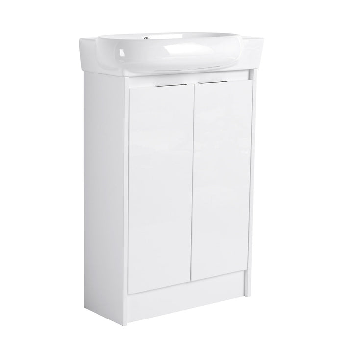 Freestanding Bathroom Vanity & Sink, Soft Close Doors