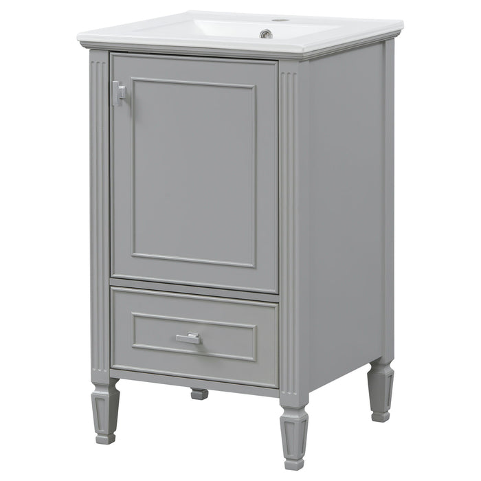 Retro Bathroom Vanity With Sink