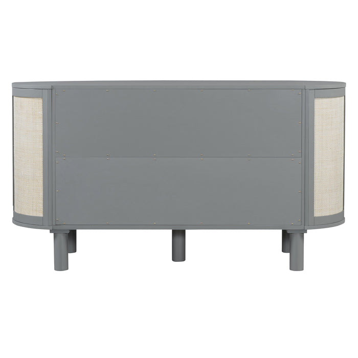 Murphy Bed With Hidden Storage & Modern Woven Design