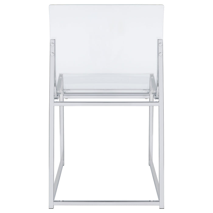 Hartsell - Dining Side Chair (Set of 2) - Chrome