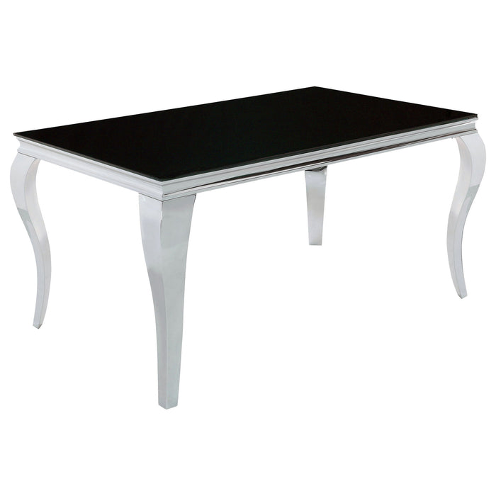 Dining Table - Black / Silver
