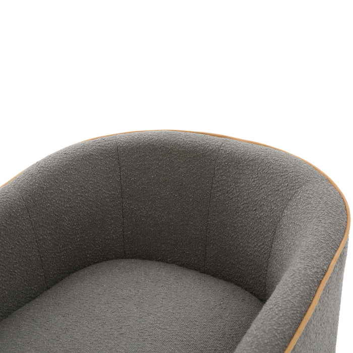 Swivel Accent Chair, Rotating Base, For Living Room