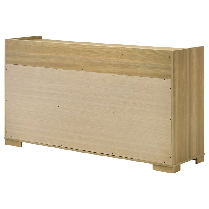 Lincoln - 6 Drawer Dresser - Natural