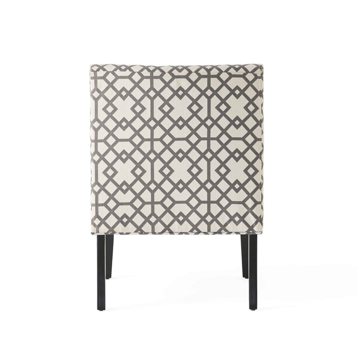 Contemporary Accent Chair With Plush Upholstery