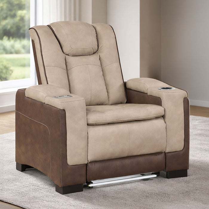 Bruno - Power Recliner Chair With LED Lighting