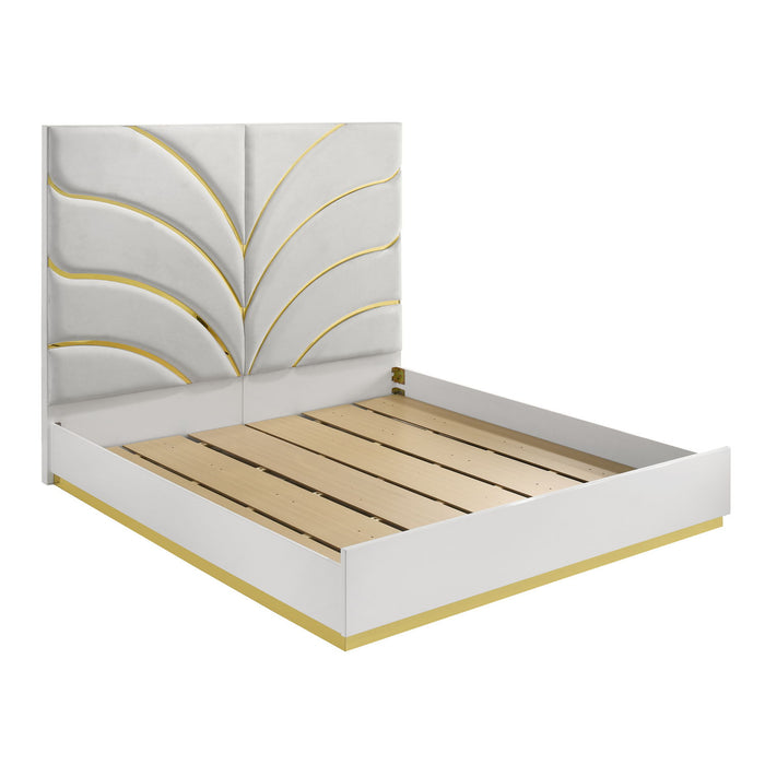 Giovanni - Bed With Oversized Upholstered Headboard