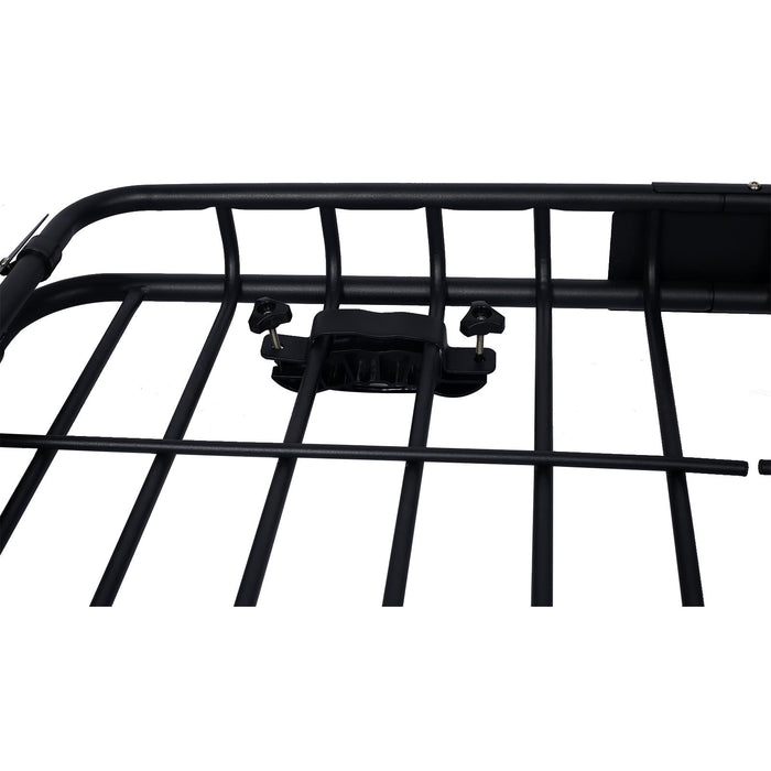 Motoring Rooftop Cargo Carrier Basket Steel, Universal Fit Roof Rack