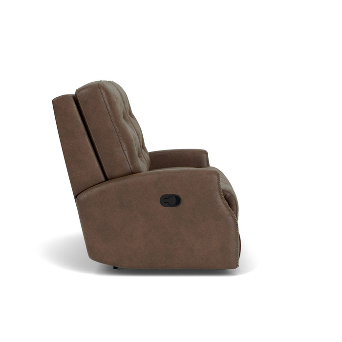 Devon - Reclining Loveseat, Nailhead Trim