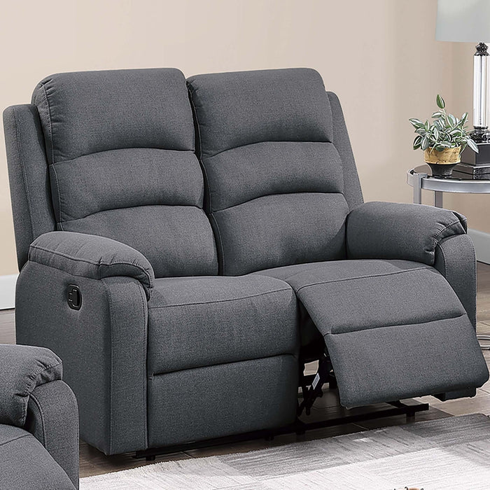 Modern Living Room Set With Manual Recliner