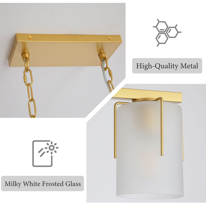Adjustable Cylindrical Pendant Light