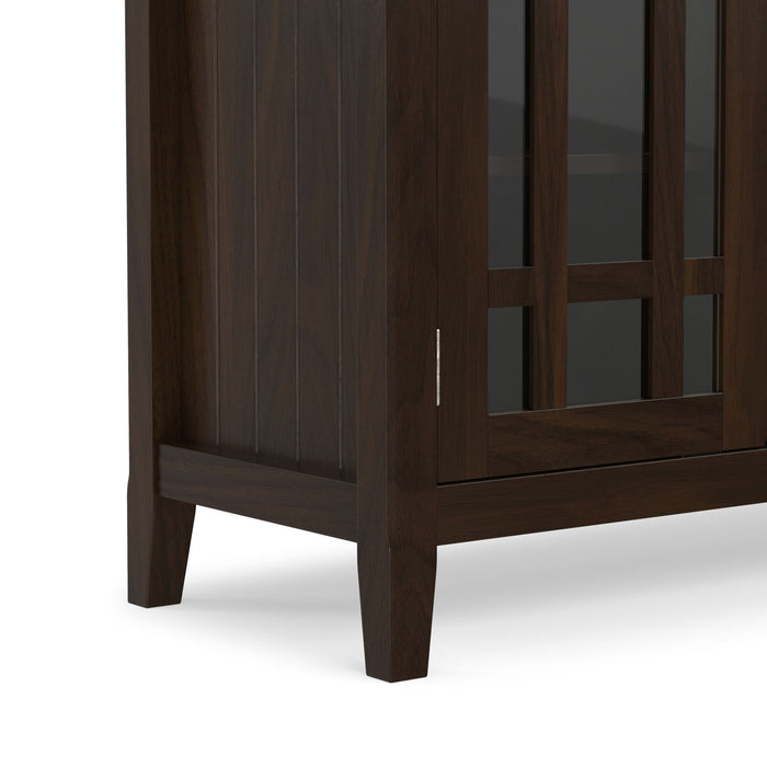 Bedford - Tall TV Media Stand - Dark Tobacco Brown