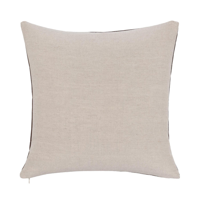 Leather Seston - 20" x 20" Pillow - Brown