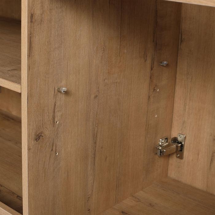 Freestanding Bathroom Vanity & Soft Close Cabinet Doors, Excluding Sink