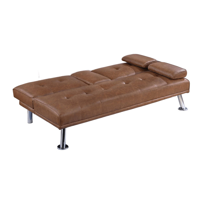 Adjustable Sofa With Fold Down Table And Cup Holders
