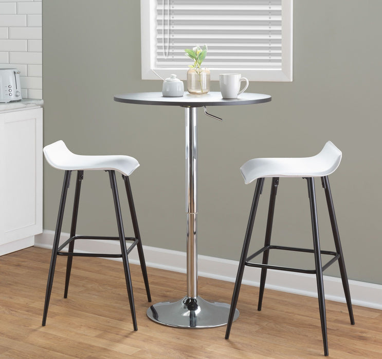 Ale - Contemporary Fixed-Height Bar Stool (Set of 2)