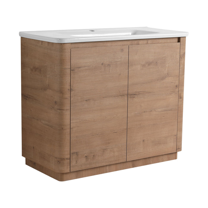 Freestanding Bathroom Vanity With Sink & 2 Soft Close Doors
