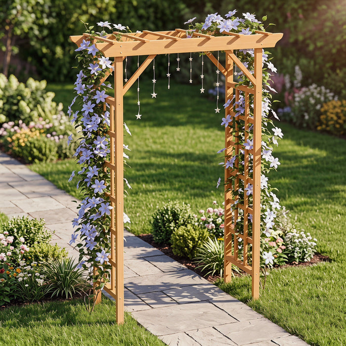 Wedding Arbor With Trellis Design
