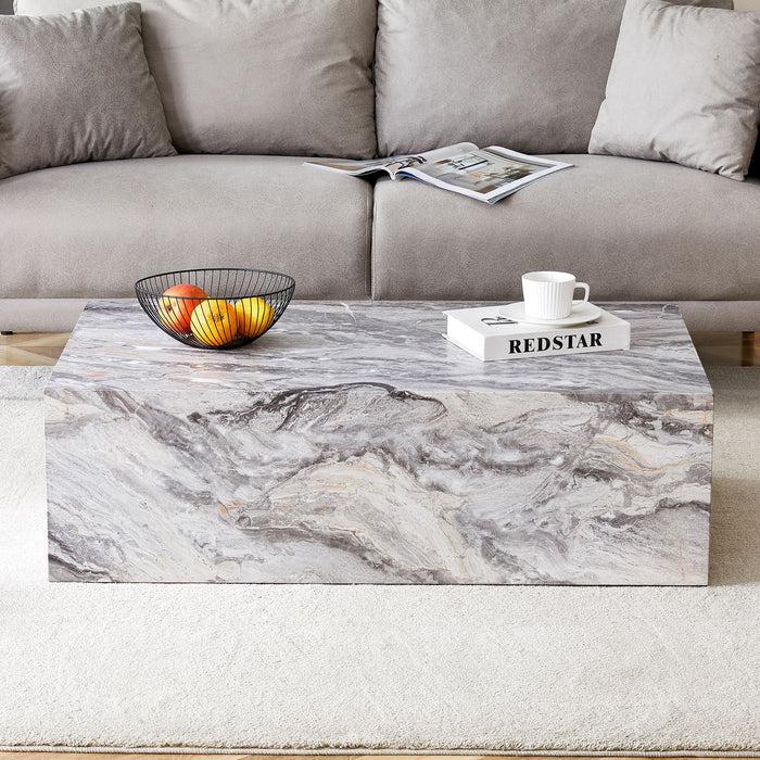 Modern Coffee Table With Light Wood Texture Pattern