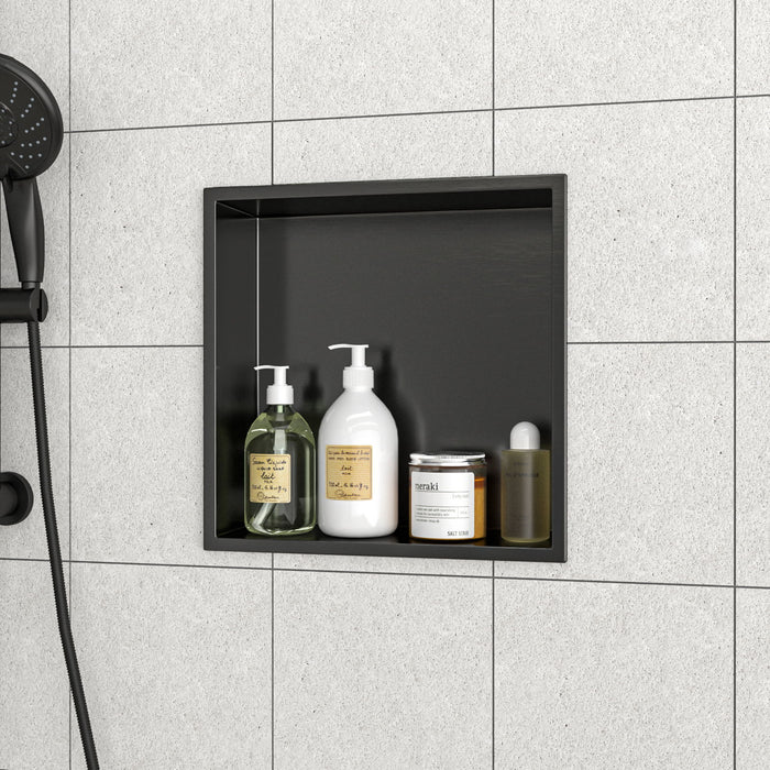 Stainless Steel Shower Niche With Seamless Design For Bathroom Storage