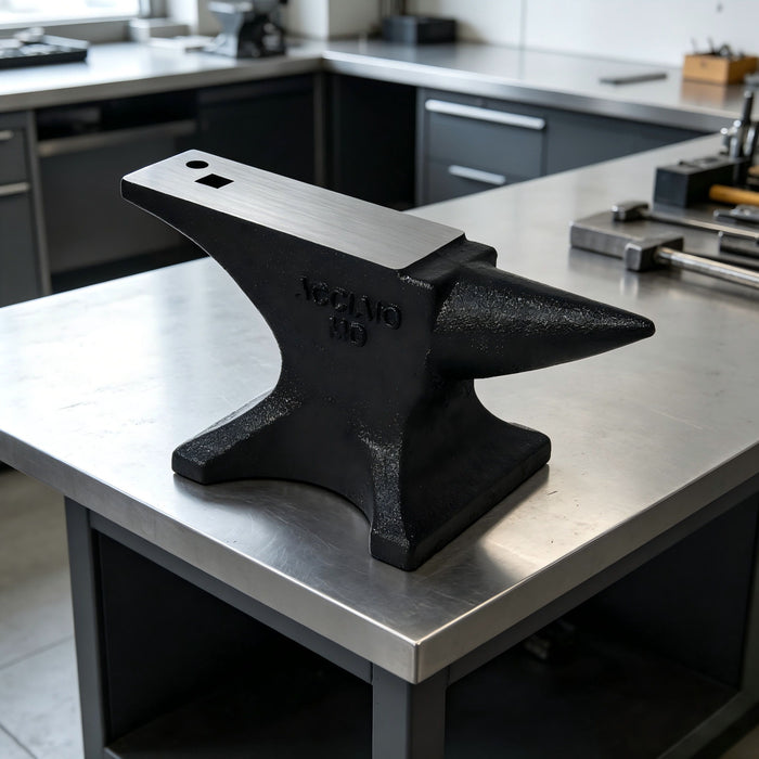 110 Lbs Single Horn Anvil Blacksmith - Black