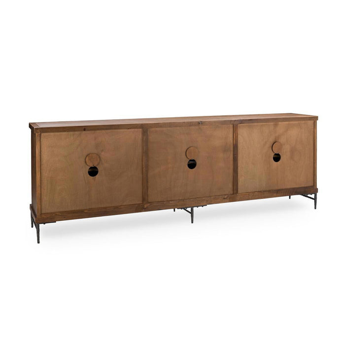 Willmark - 6 Door Iron Leg Sideboard