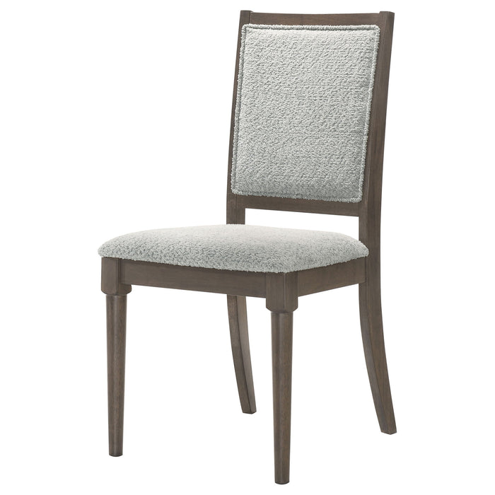 Perkins - Upholstered Dining Side Chair (Set of 2) - Dark Brown