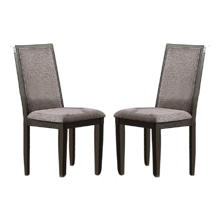 Upholstered Dining Chairs (Set of 2) - Gray - Fabric