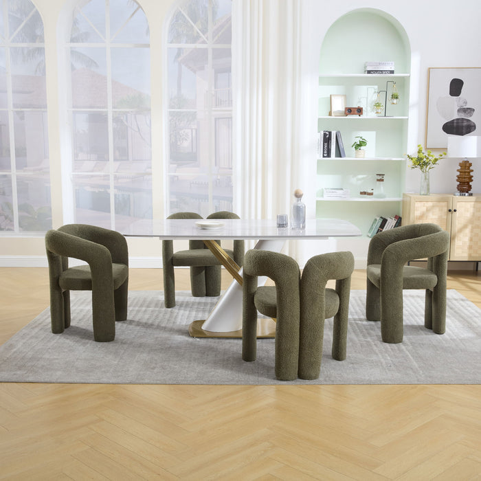 Coolmore Contemporary Designed Accent / Dining Chair With Armrests