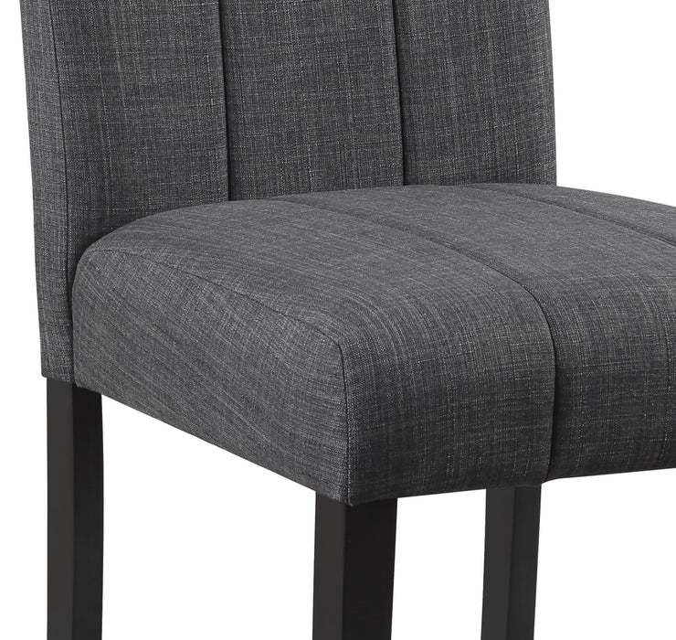 Kusa - 5 Piece Pack Dining Set With Engineering Stone Top - Black