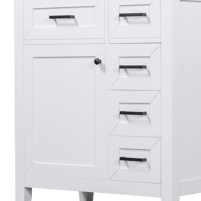 Modern Bathroom Vanity With Sink Combo, 3 Drawers