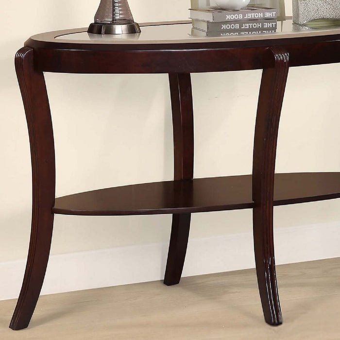 Table With Tempered Glass Shelf