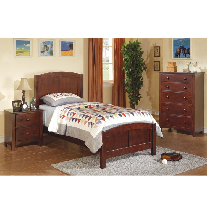 Carved Headboard Bed