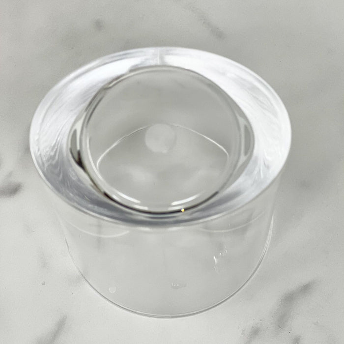 Halo - Leading Ware Oval Acrylic Glasses (Set of 4) Dof, Bpa Free, 12Oz Plastic Drinkware - Clear