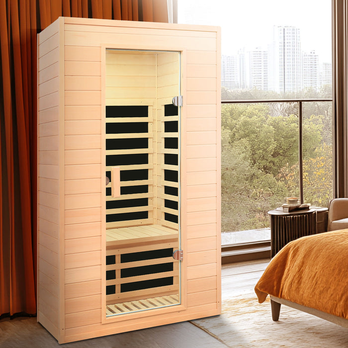 Hemlock Far Infrared Roof Embedded Indoor Sauna Room