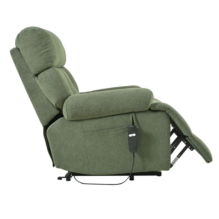 Oversized Power Lift Recliner Chai With Remote Control, Side Pocket, Spacious Seat