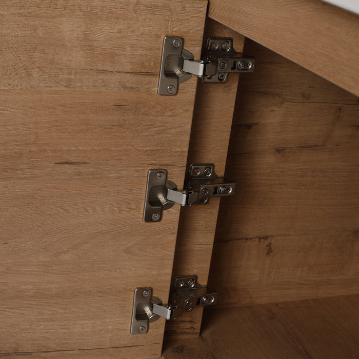 Wall Mounted Bathroom Vanity With Sink & 1 Soft Close Door