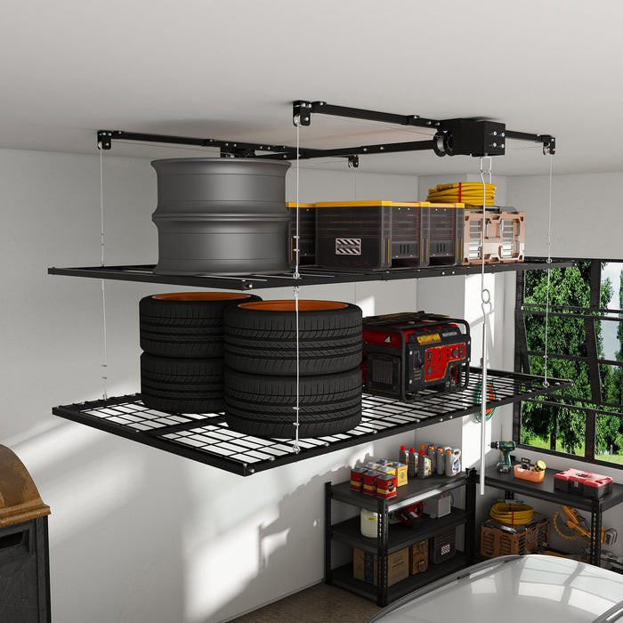 Overhead Garage Storage Rack
