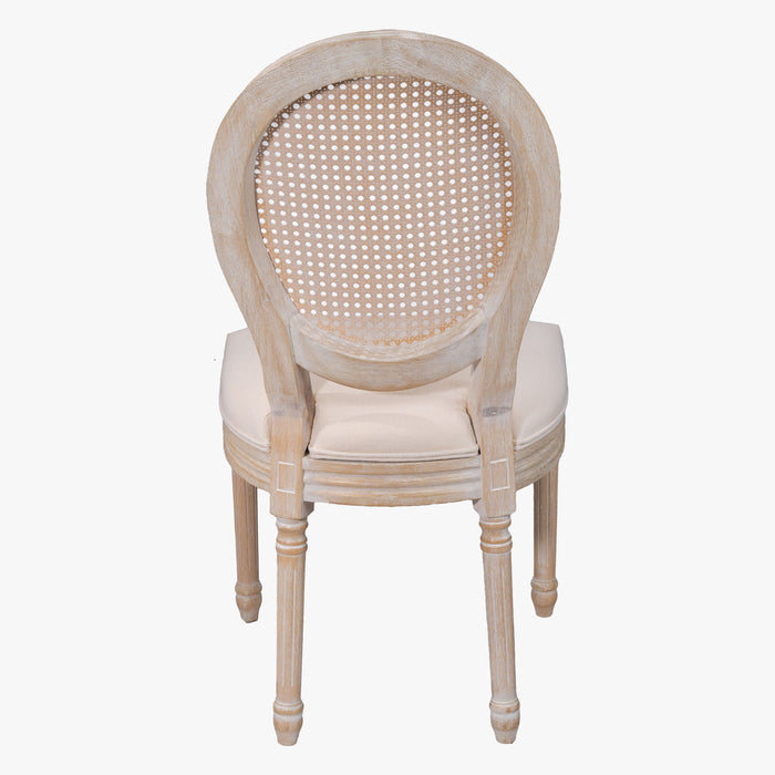 French Country Dining Chairs & Round Back (Set of 2)