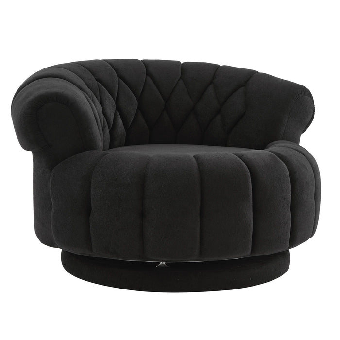 Round Swivel Accent Chair With Rotation