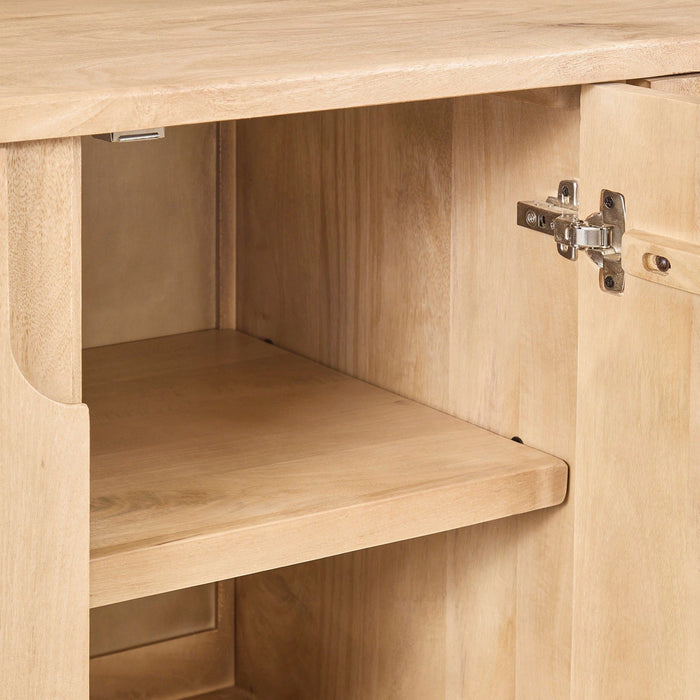 Laguna - 4 Door Buffet - Natural Maple