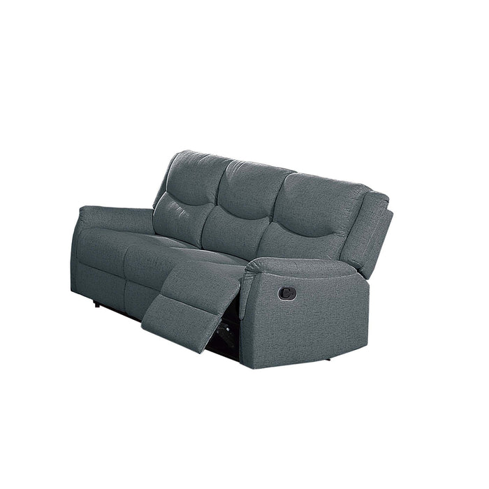 Modern Contemporary Style Recliner Sofa With Plush Armrest And Headrest