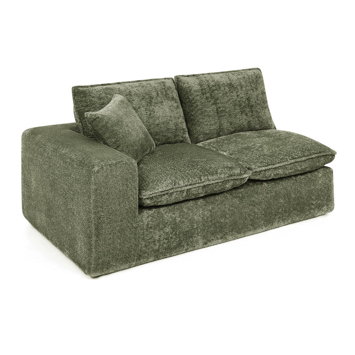 Sectional Sofa With Moveable Ottoman